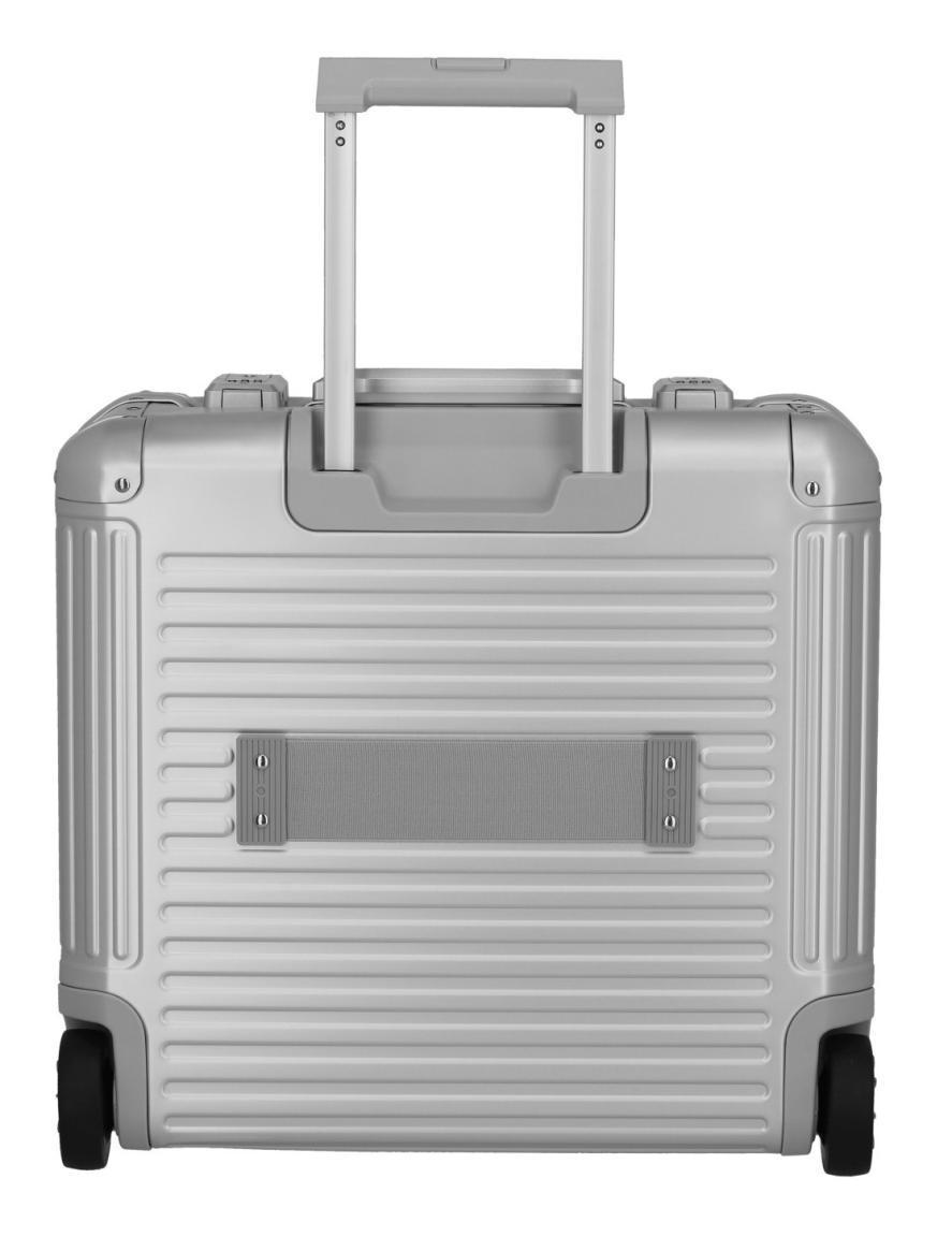 Travelite Next 2-Rad Businesswheeler Laptoptrolley silber Aluminium