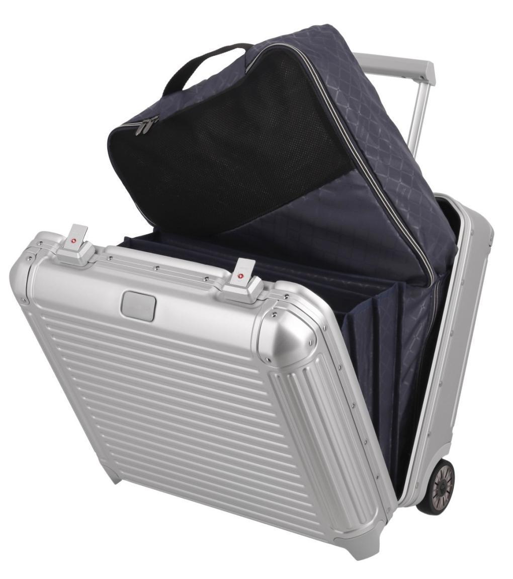 Travelite Next 2-Rad Businesswheeler Laptoptrolley silber Aluminium