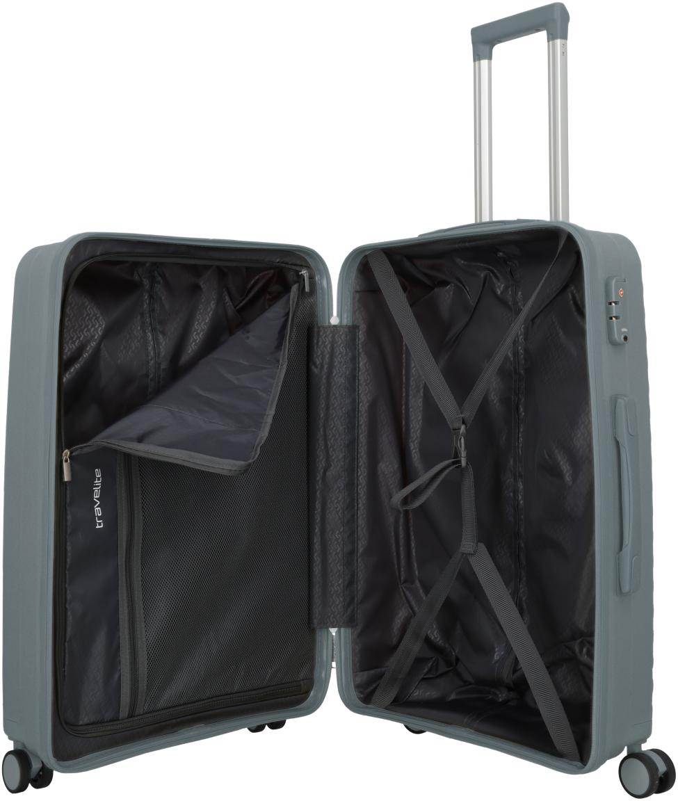 Travelite Pacific Trolley M Koffer Hartschale Anthracite - Grau