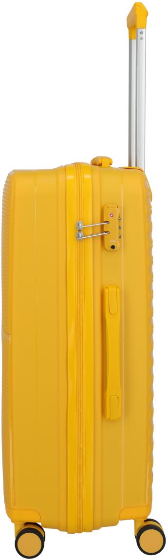 Travelite Pacific Trolley M Koffer Hartschale Gelb