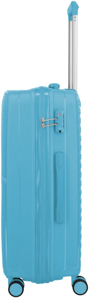 Travelite Pacific Trolley M Koffer Hartschale Light Blue - Blau