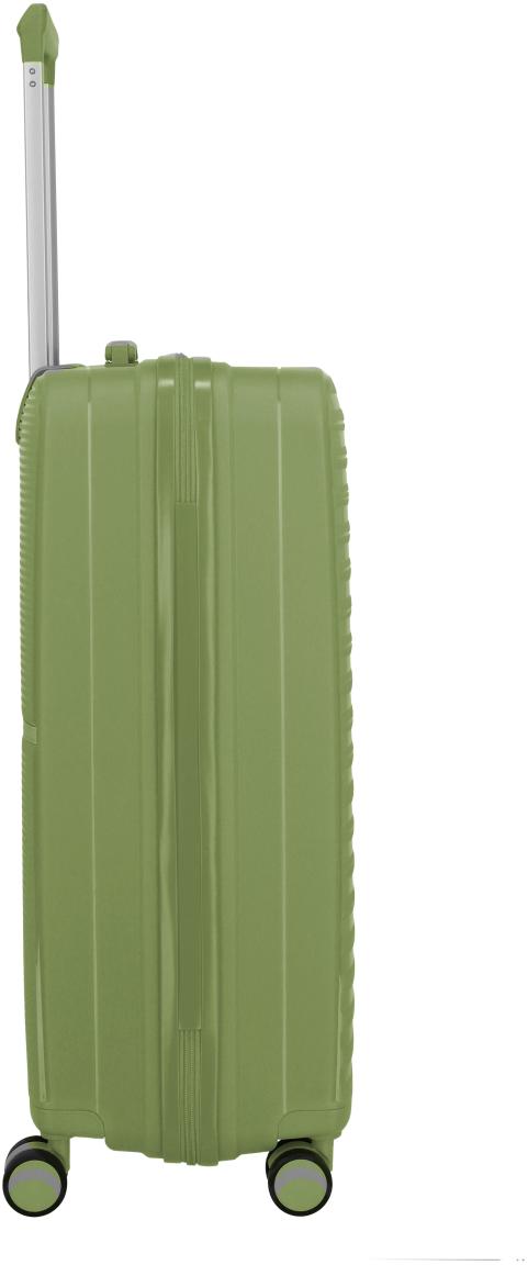 Travelite Pacific Trolley M Koffer Hartschale Olive - Grün