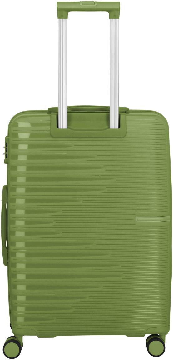 Travelite Pacific Trolley M Koffer Hartschale Olive - Grün
