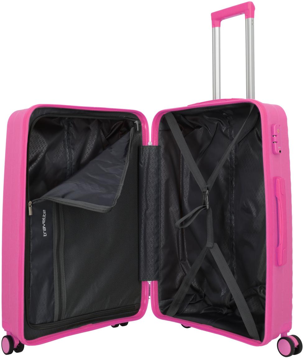 Travelite Pacific Trolley M Koffer Hartschale Pink