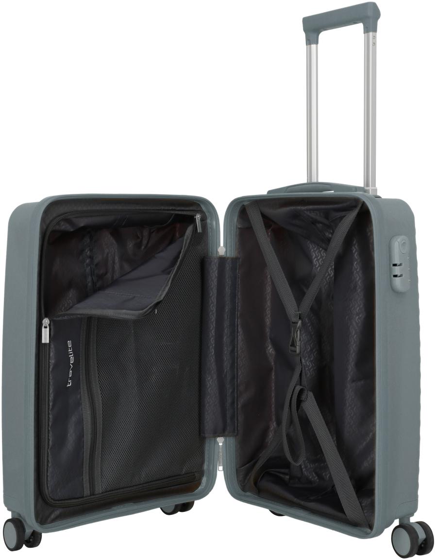 Travelite Pacific Trolley S Handgepäckkoffer Hartschale Anthracite - Grau
