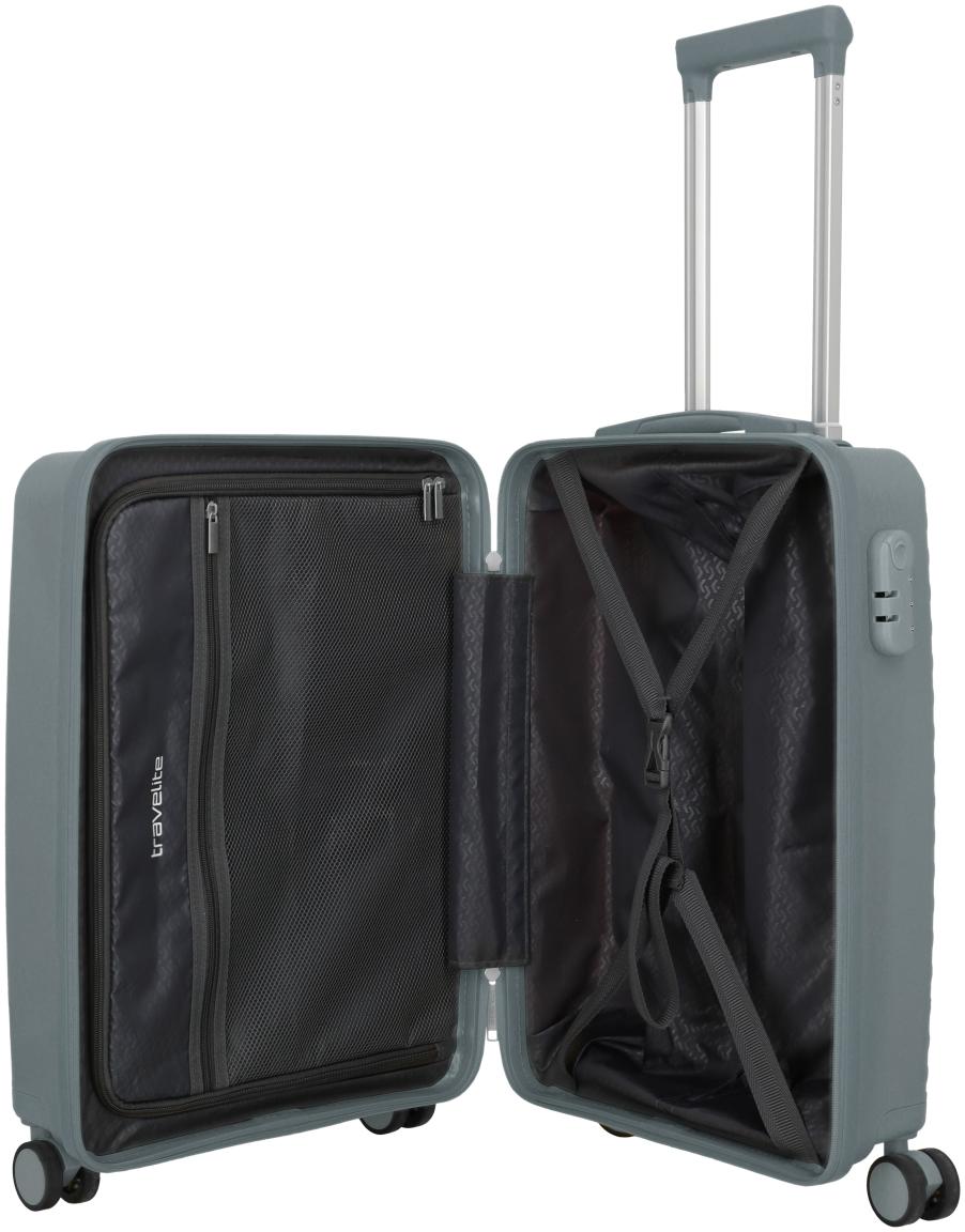Travelite Pacific Trolley S Handgepäckkoffer Hartschale Anthracite - Grau