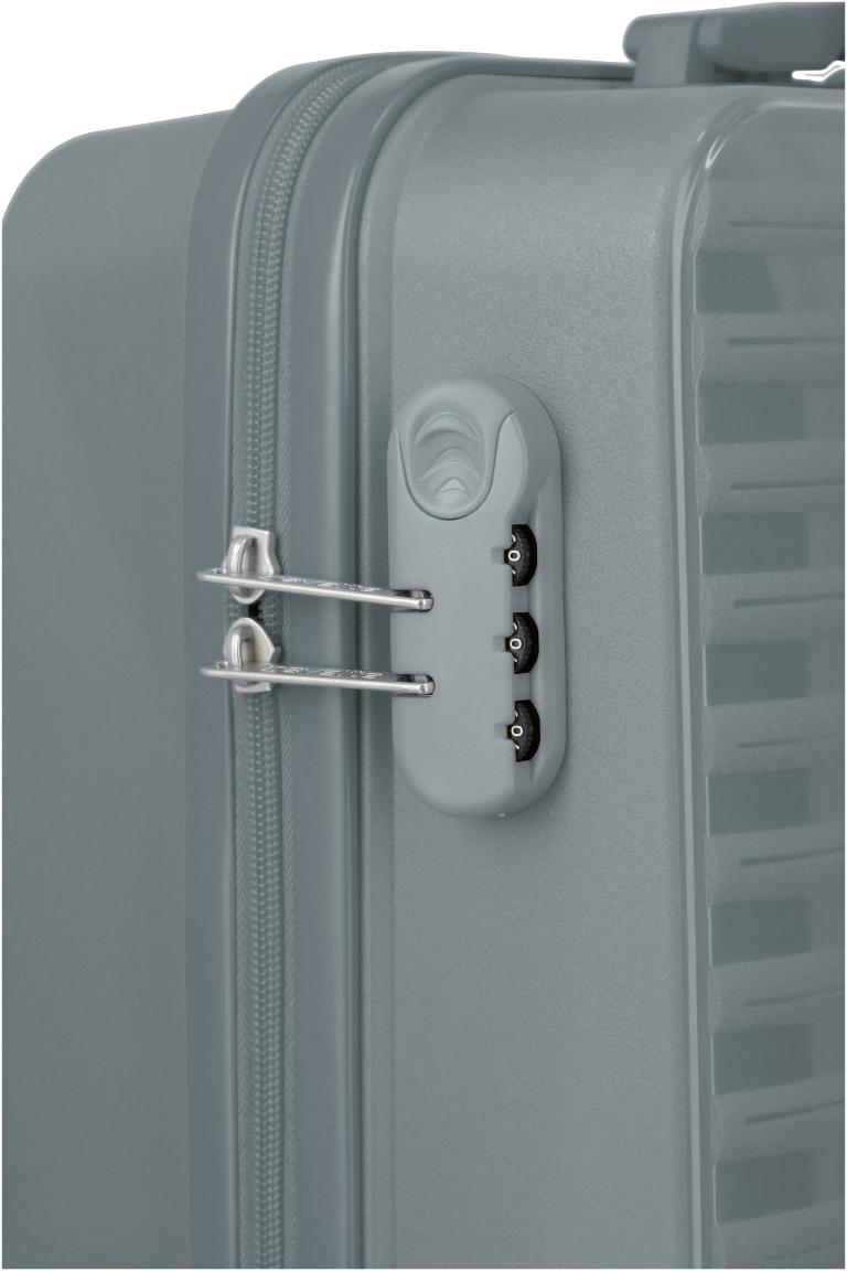 Travelite Pacific Trolley S Handgepäckkoffer Hartschale Anthracite - Grau