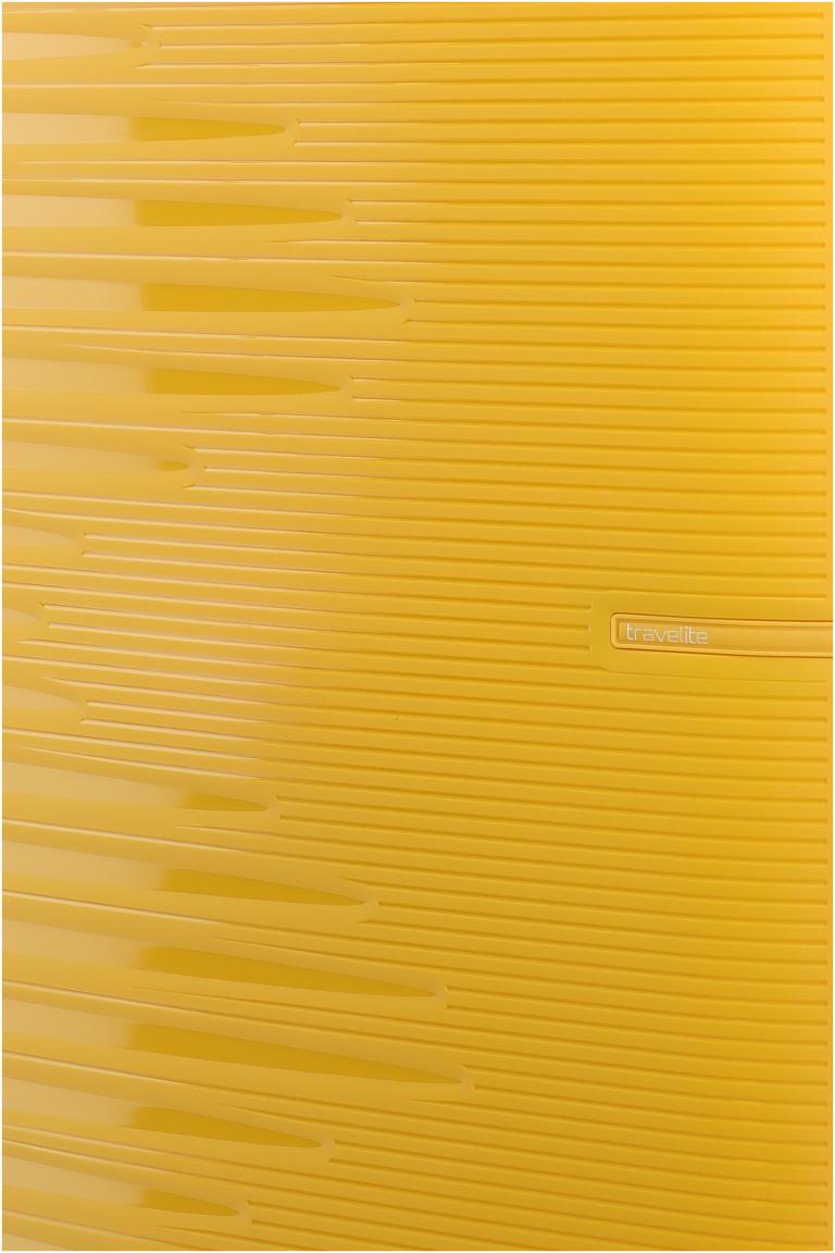 Travelite Pacific Trolley S Handgepäckkoffer Hartschale Gelb