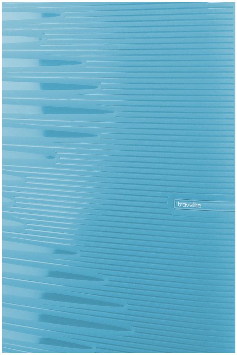 Travelite Pacific Trolley S Handgepäckkoffer Hartschale Light Blue - Blau