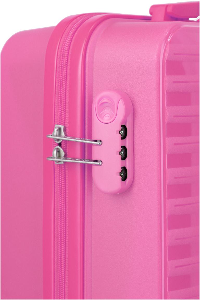 Travelite Pacific Trolley S Handgepäckkoffer Hartschale Pink