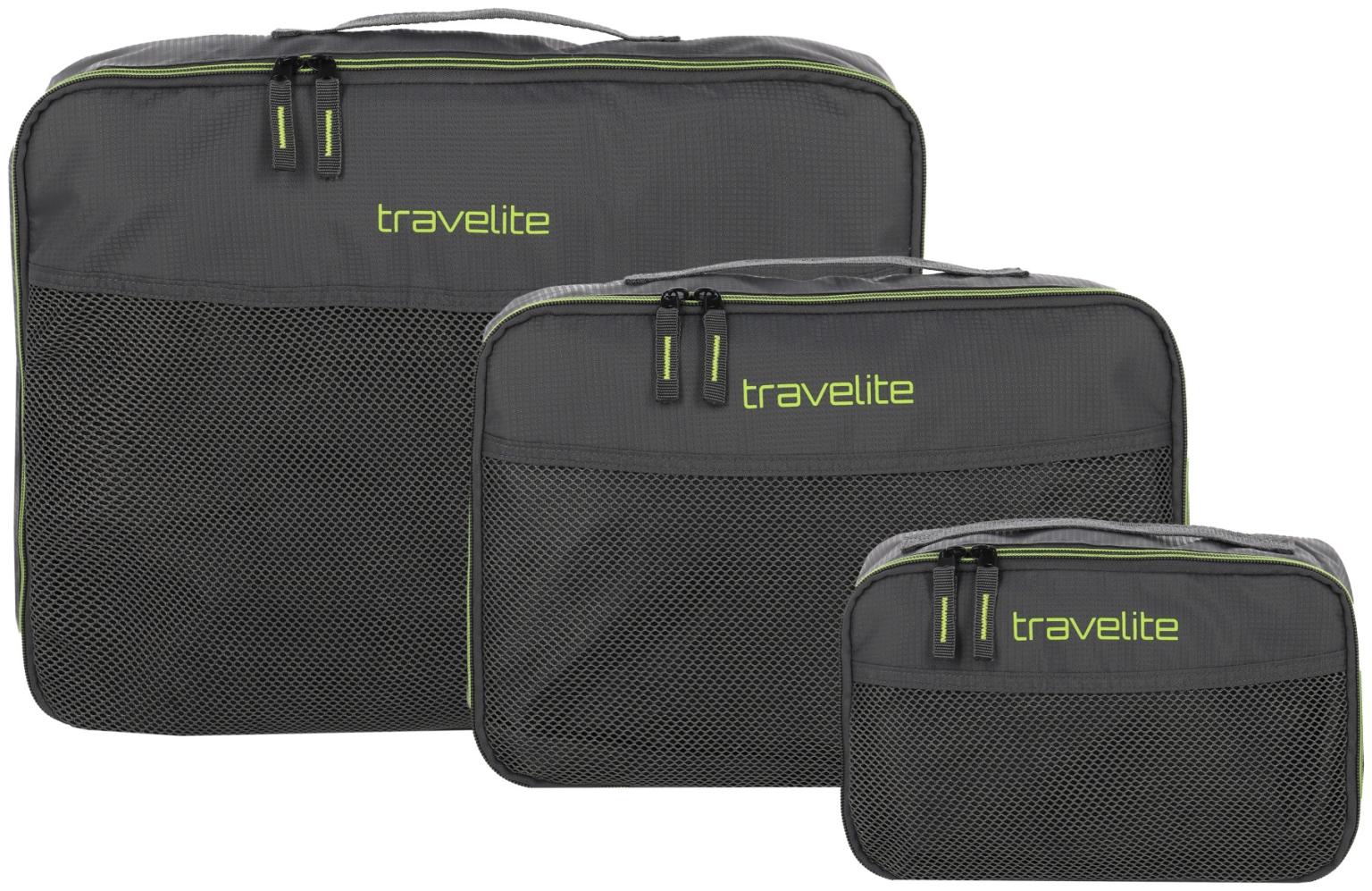 Travelite Packhilfen 3teiliges Set  anthrazit 