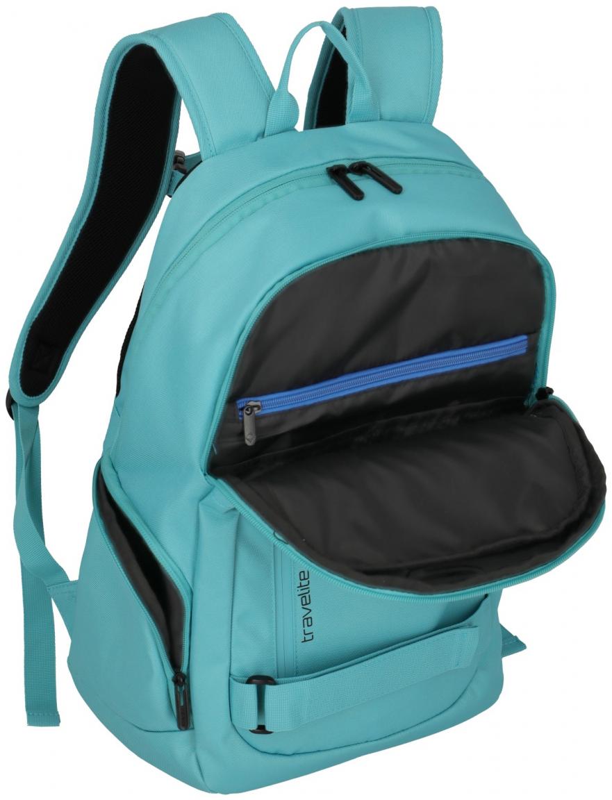 Travelite Pathway Freizeitrucksack Strap Aqua türkisblau Laptopfach