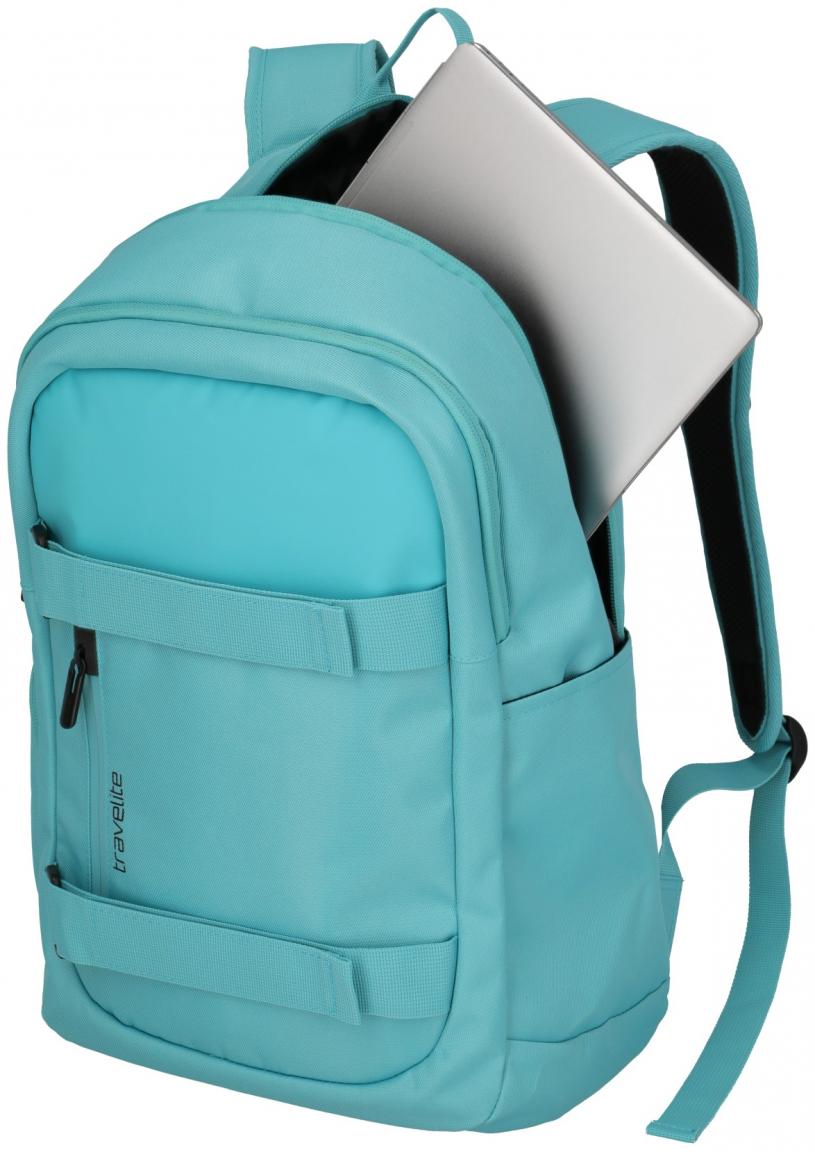 Travelite Pathway Freizeitrucksack Strap Aqua türkisblau Laptopfach