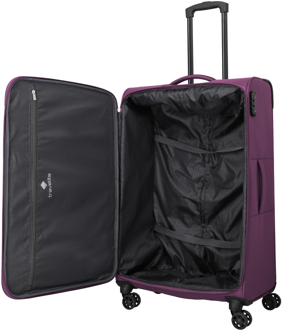 Travelite Priego Trolley L Koffer Berry - Lila