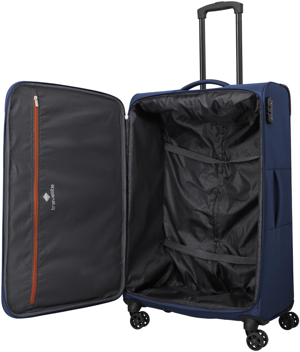 Travelite Priego Trolley L Koffer Navy - Blau
