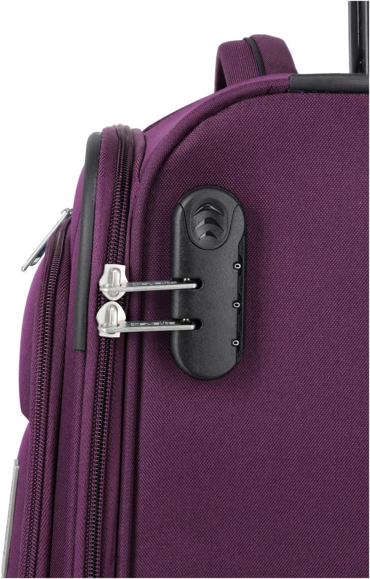 Travelite Priego Trolley L/M/S Kofferset Berry - Lila