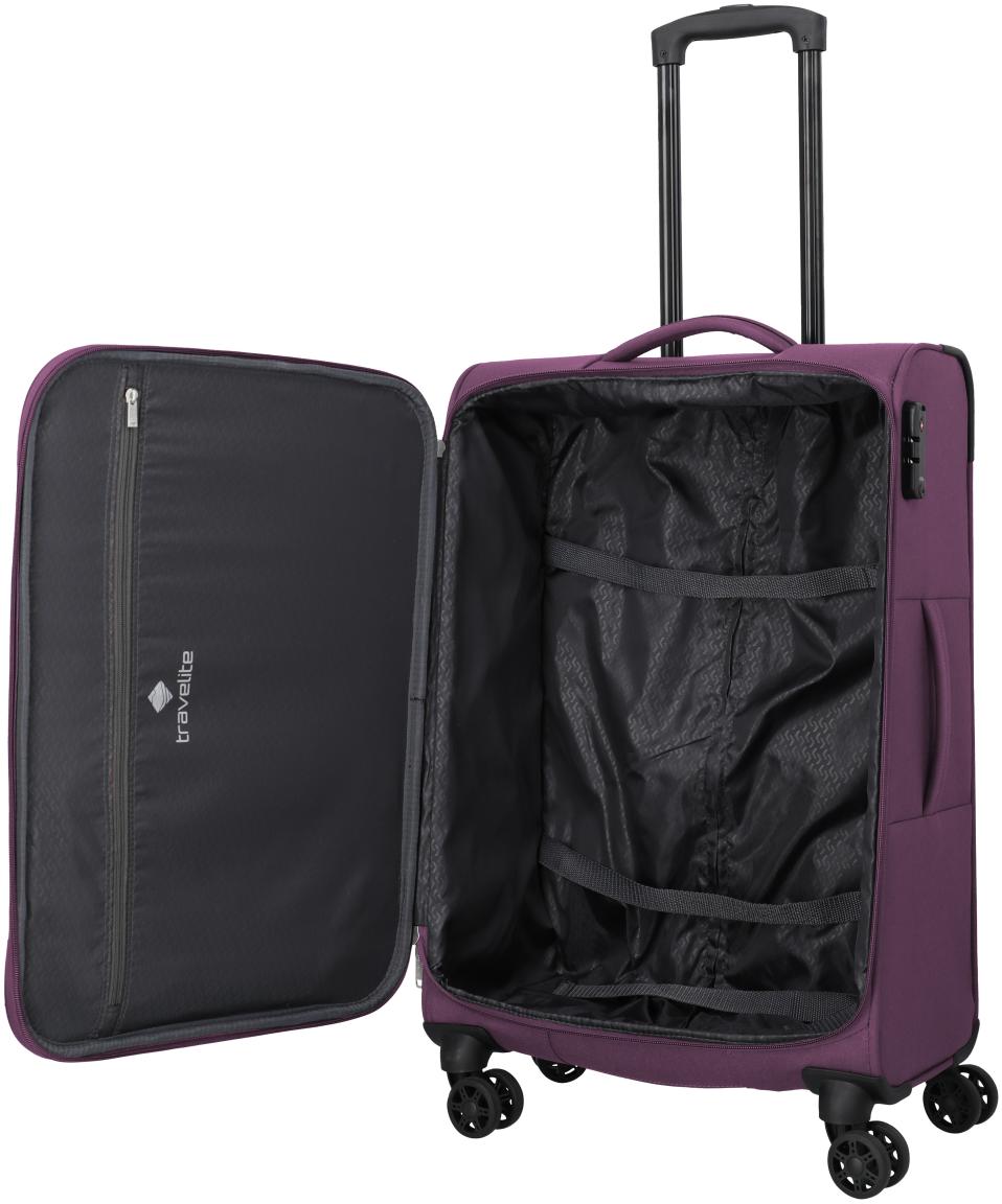 Travelite Priego Trolley M Koffer Berry - Lila
