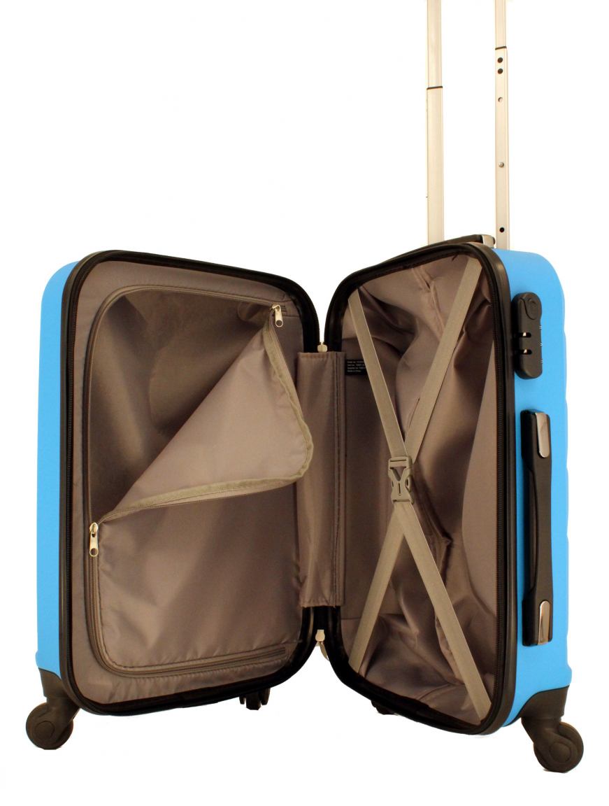 Travelite Quick Bordtrolley Hartschale Limone (Gelb)