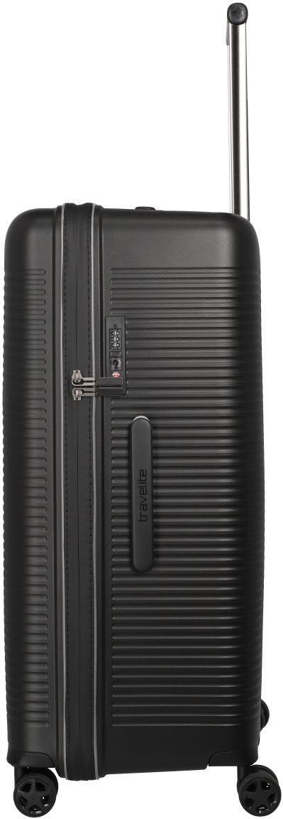 Travelite Reisekoffer Roomer 4w Trunk L 78cm schwarz Hartschale