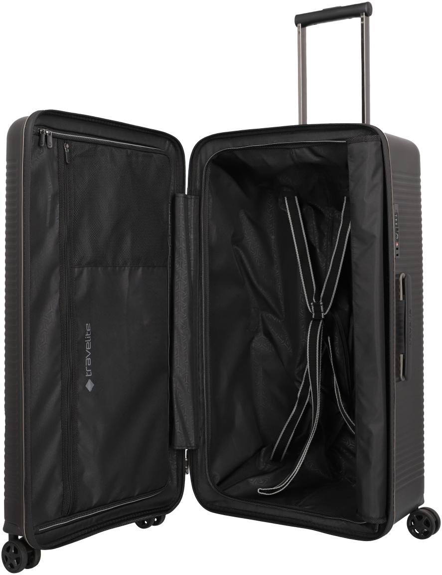 Travelite Reisekoffer Roomer 4w Trunk L 78cm schwarz Hartschale