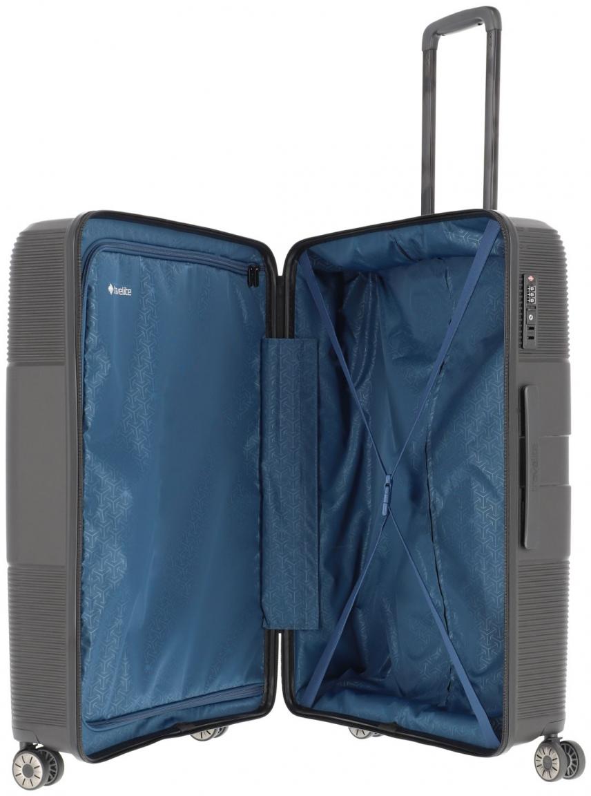 Travelite Reisetrolley schwarz Waal L 76cm Hartschale TSA-Schloss