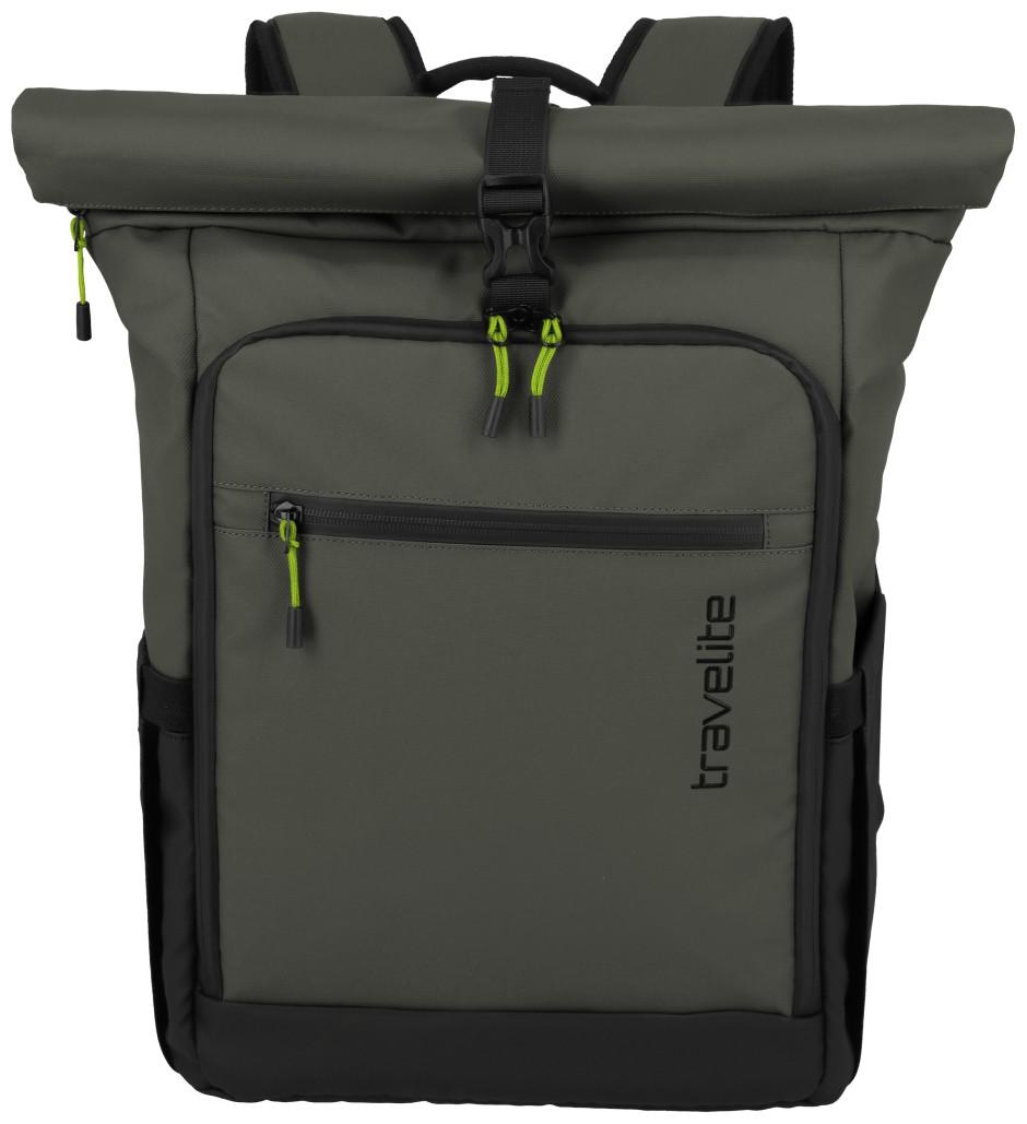 Travelite Roll up Backpack M Briize Freizeitrucksack Khaki grün