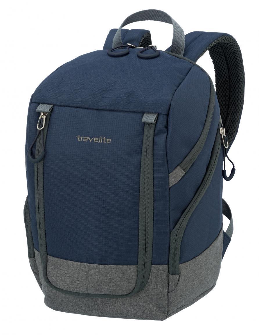 Travelite Rucksack Bordgepäck cabin size marine/grau