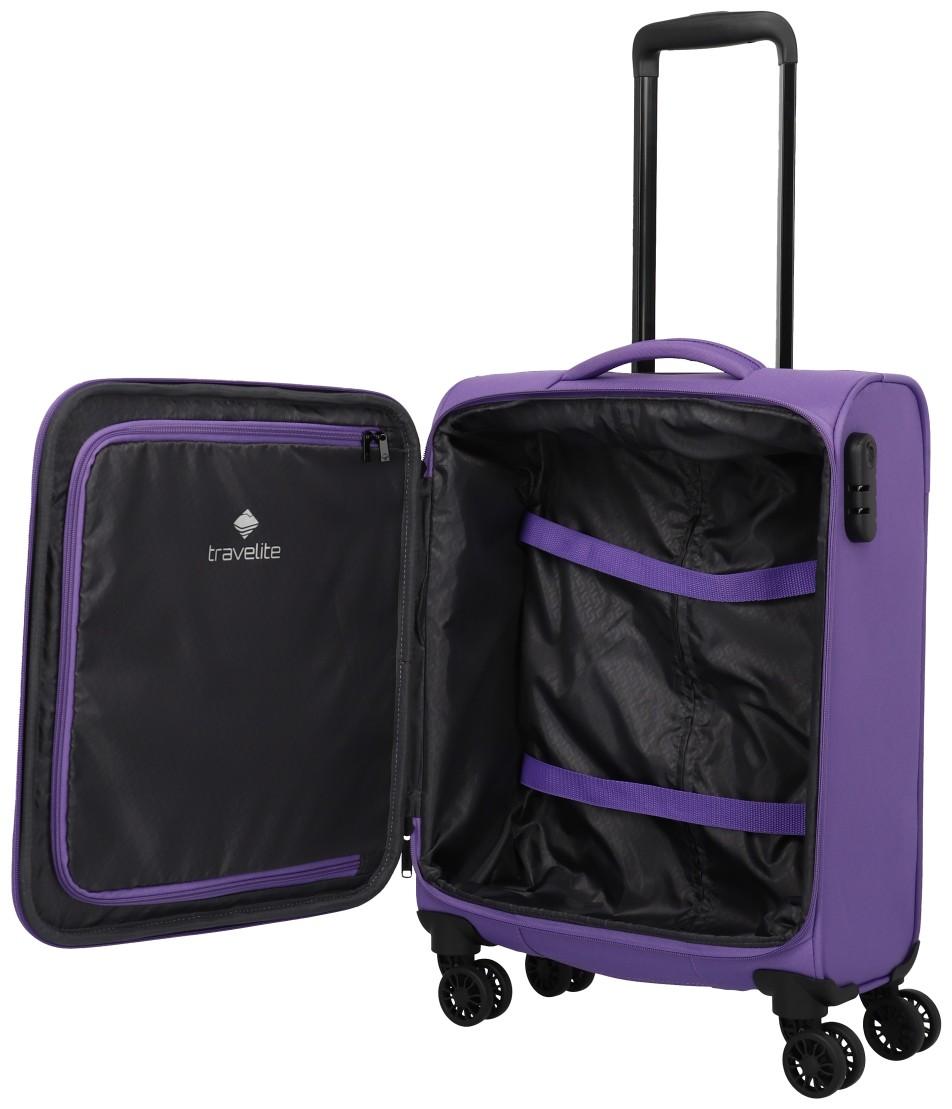 Travelite Rügen 4w Trolley Handgepäck lila Purple