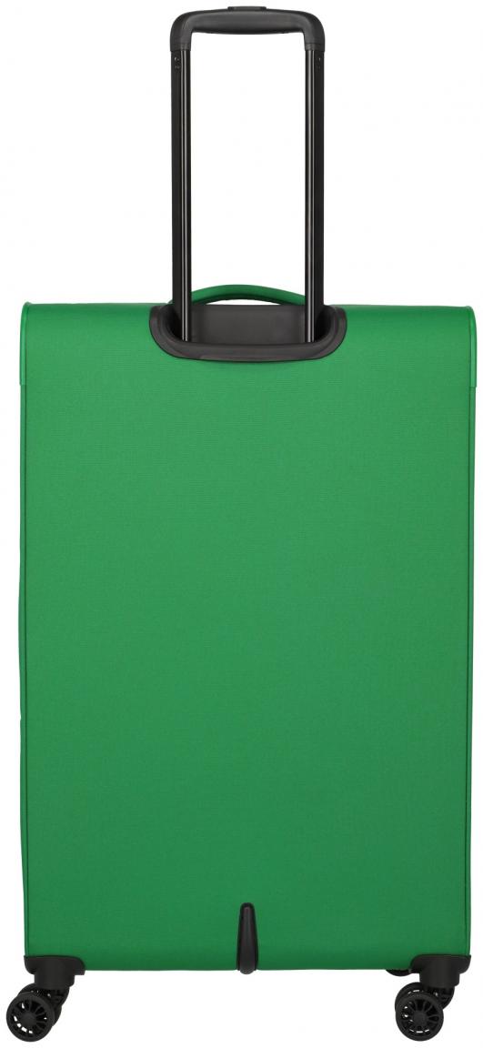 Travelite Rügen 4w Trolley L 78cm grün Rollenkoffer mit Dehnfalte