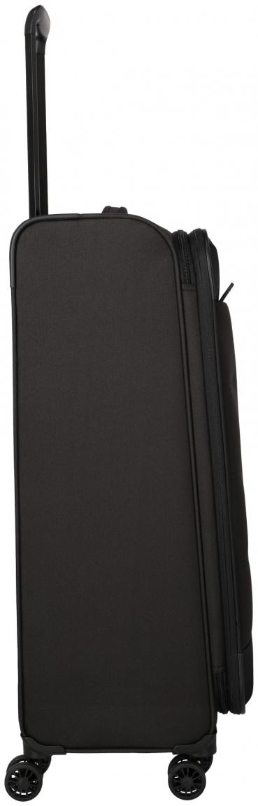 Travelite Rügen 4w Trolley L 78cm schwarz Flugkoffer mit Dehnfalte
