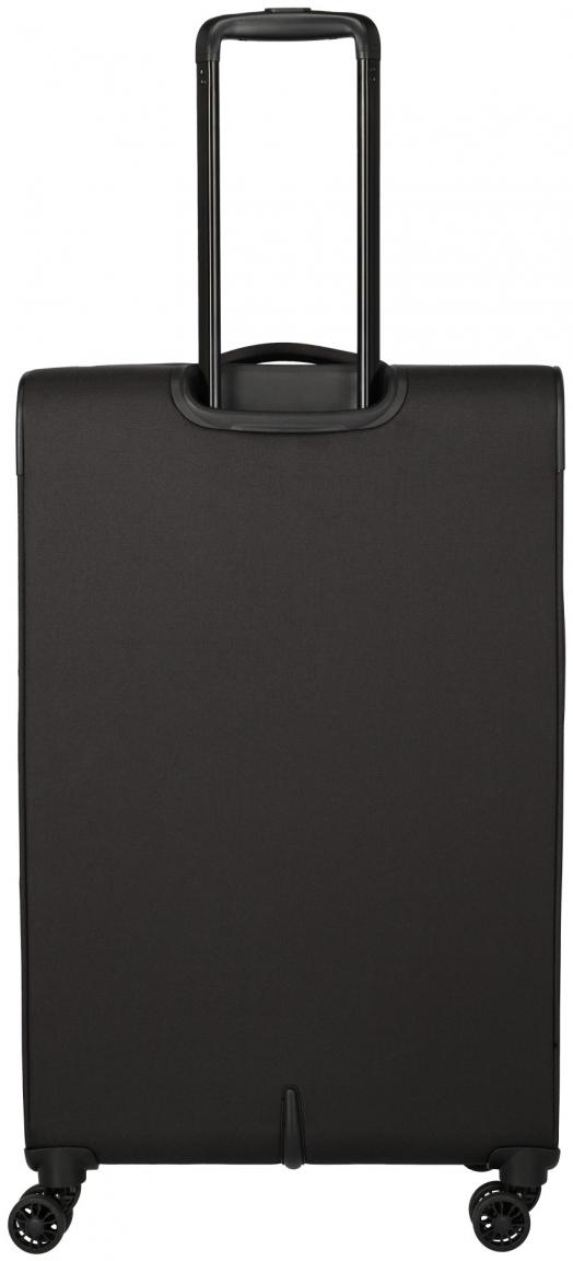 Travelite Rügen 4w Trolley L 78cm schwarz Flugkoffer mit Dehnfalte