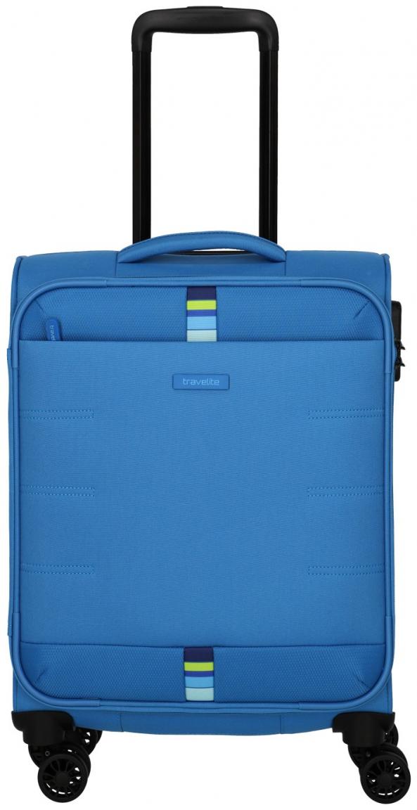 Travelite Rügen 4w Trolley S 55cm Mittelblau Handgepäckkoffer