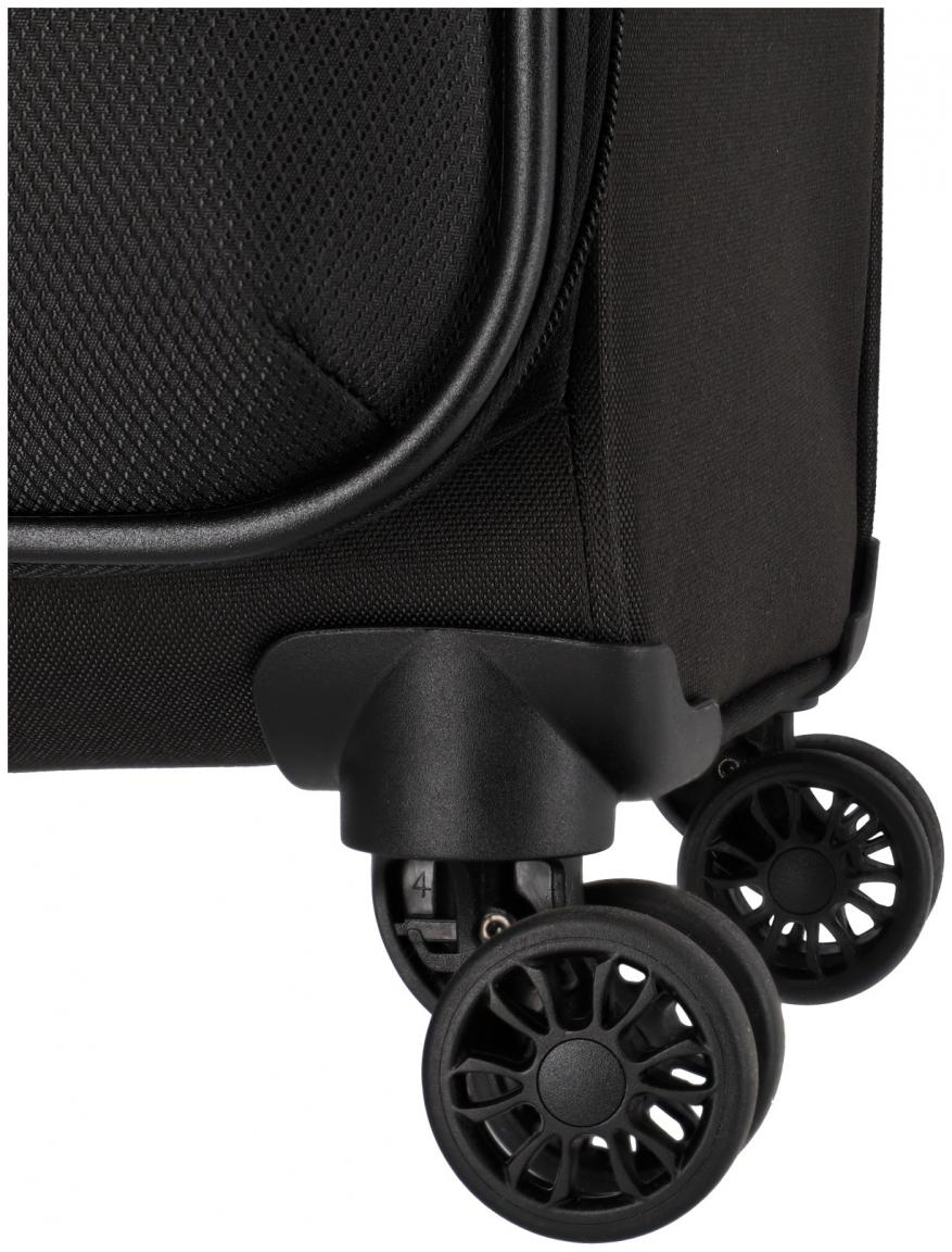 Travelite Rügen schwarz 4w Trolley M 67cm Reisekoffer