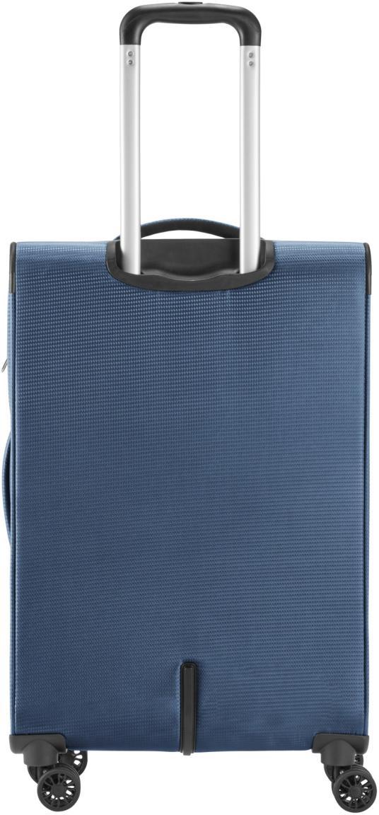 Travelite Seaside Rollenkoffer dunkelblau mit Dehnfalte Travelite Seaside M 66cm Navy