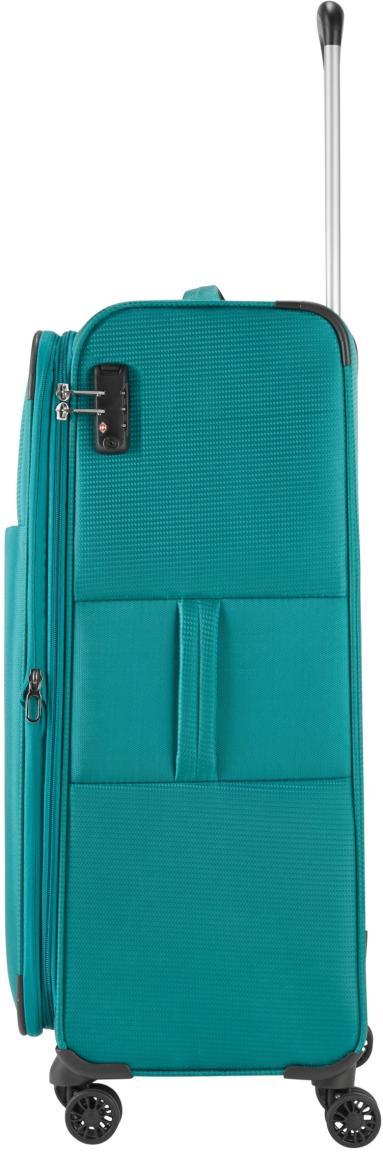 Travelite Seaside Trolley L 77cm erweiterbar petrol Flugkoffer 4-Rad