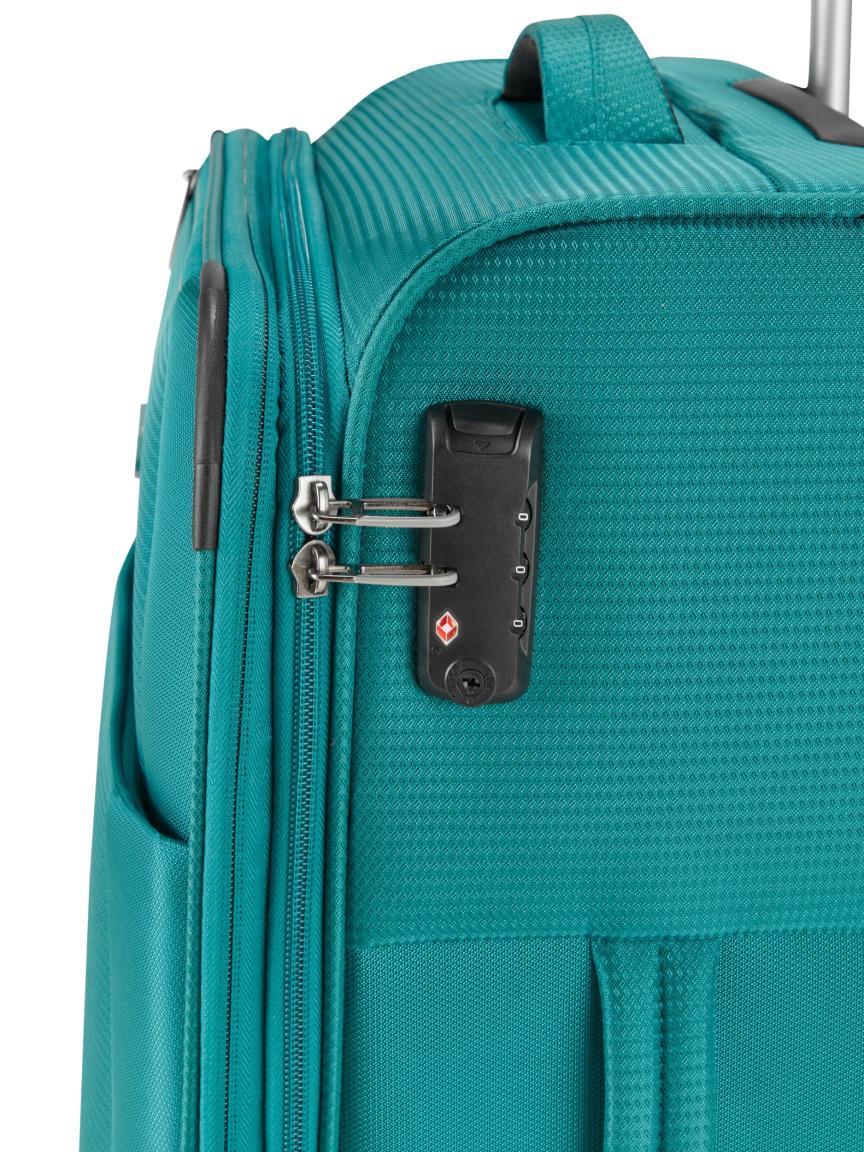 Travelite Seaside Trolley L 77cm erweiterbar petrol Flugkoffer 4-Rad