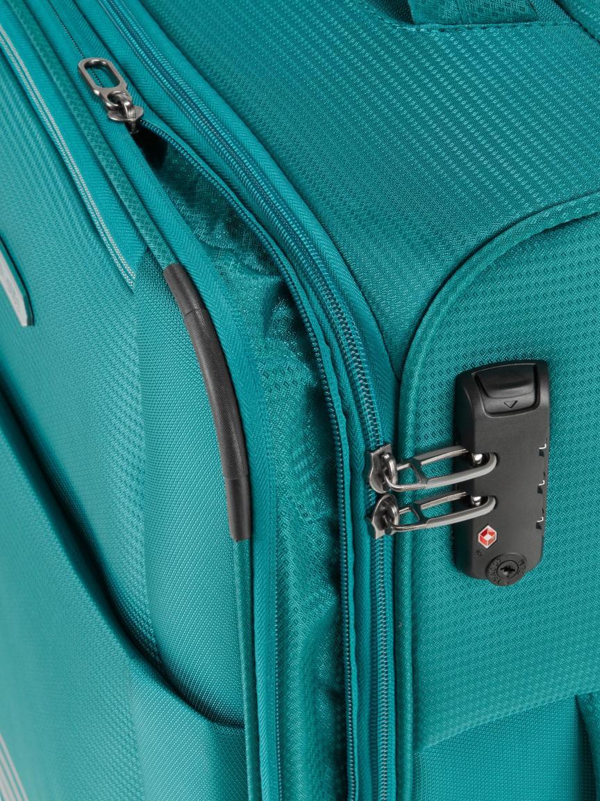 Travelite Seaside Trolley L 77cm erweiterbar petrol Flugkoffer 4-Rad