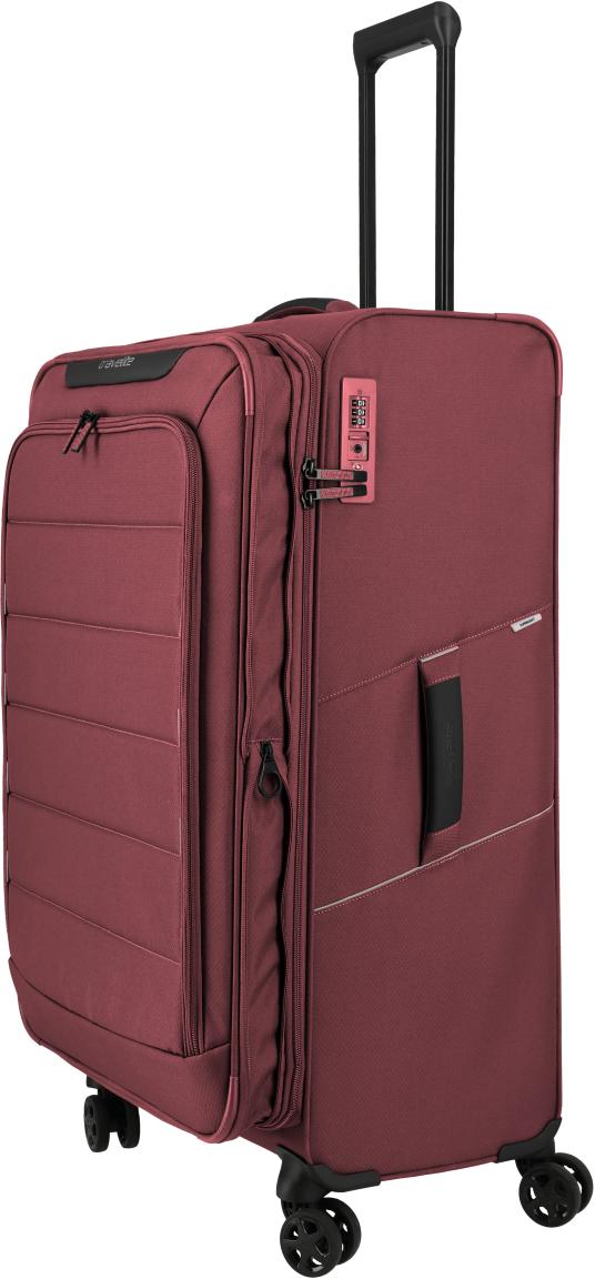 Travelite Skaii Rollenkoffer L Dehnfalte Rot