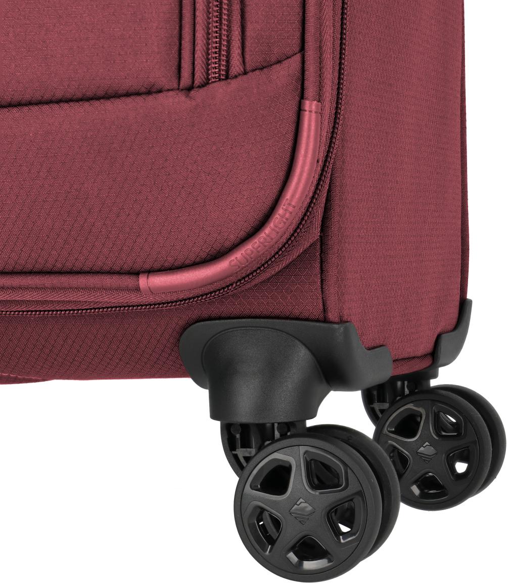 Travelite Skaii Rollenkoffer M Dehnfalte Rot