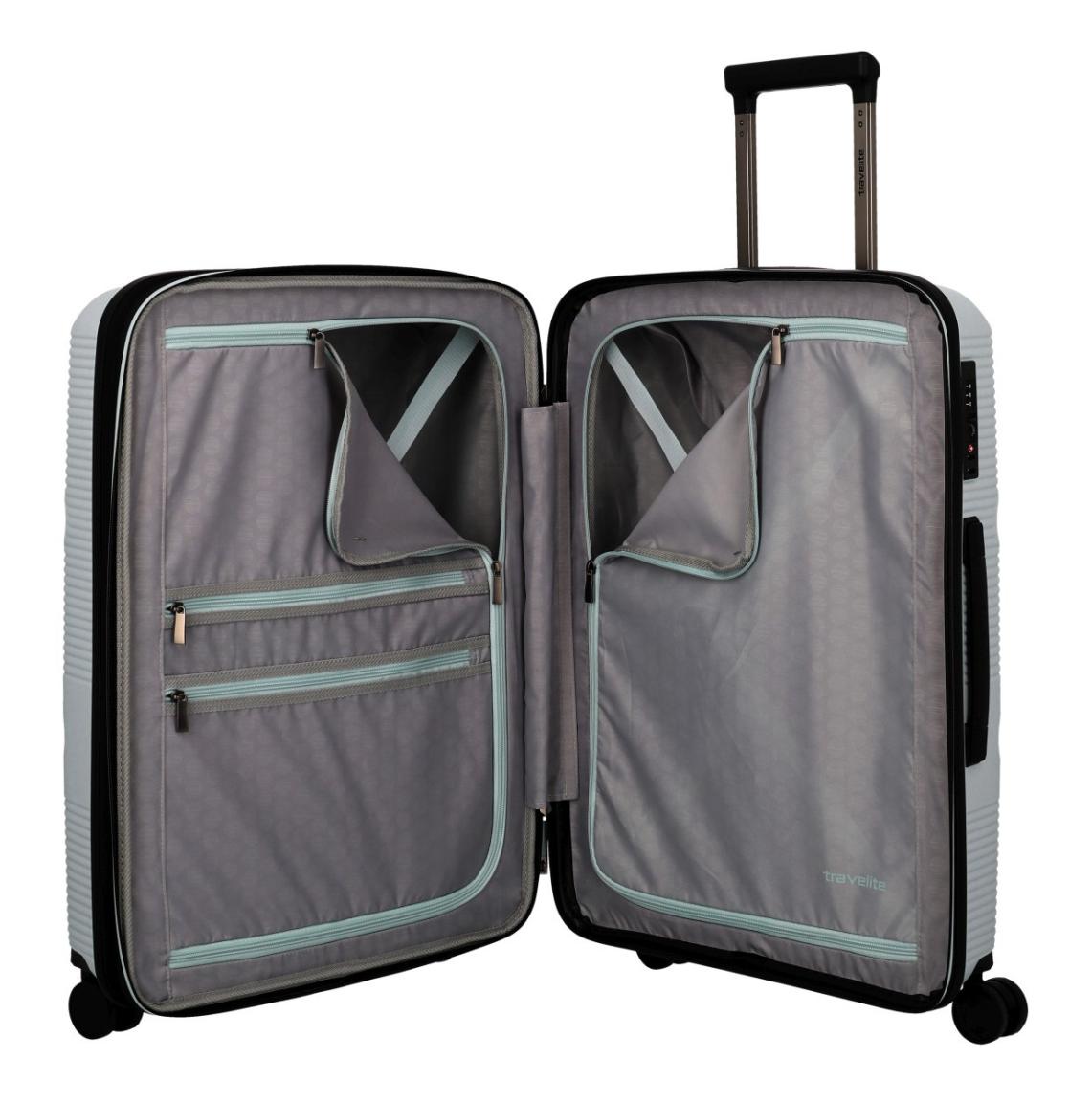 Travelite Smarty M 68cm Reisekoffer Mint türkis 4-Rad erweiterbar
