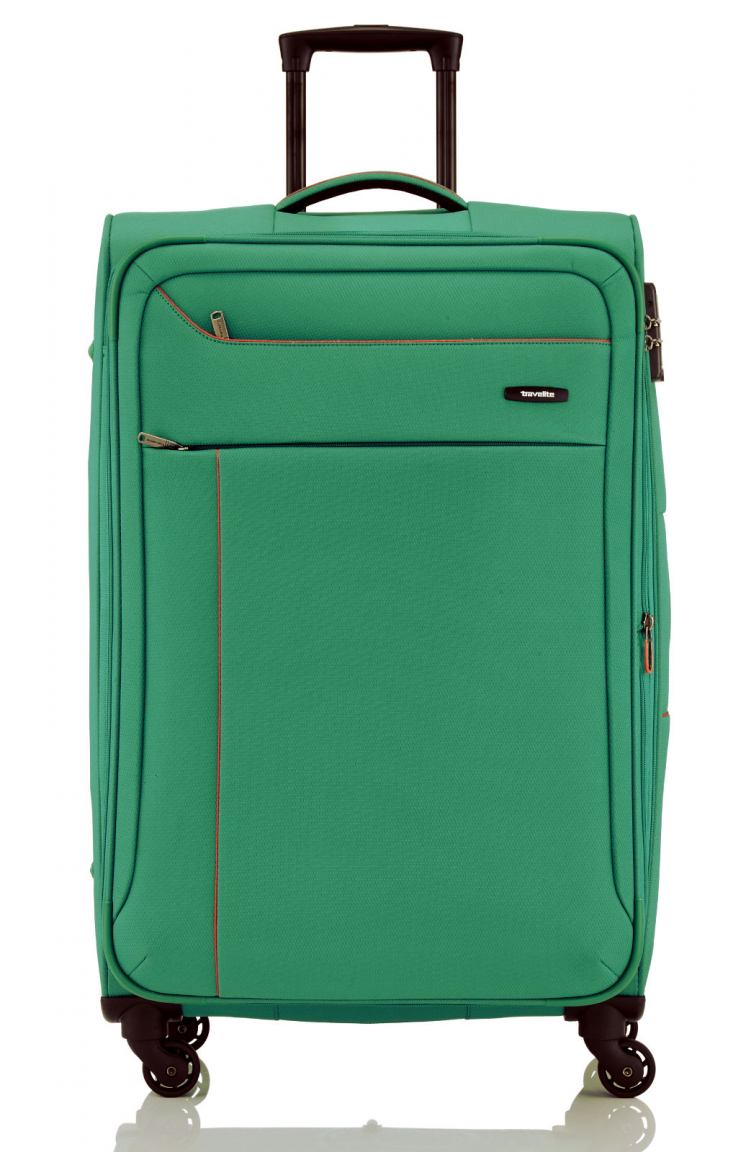 Travelite Solaris 4 Rad Trolley L 77cm Türkis (Aqua)