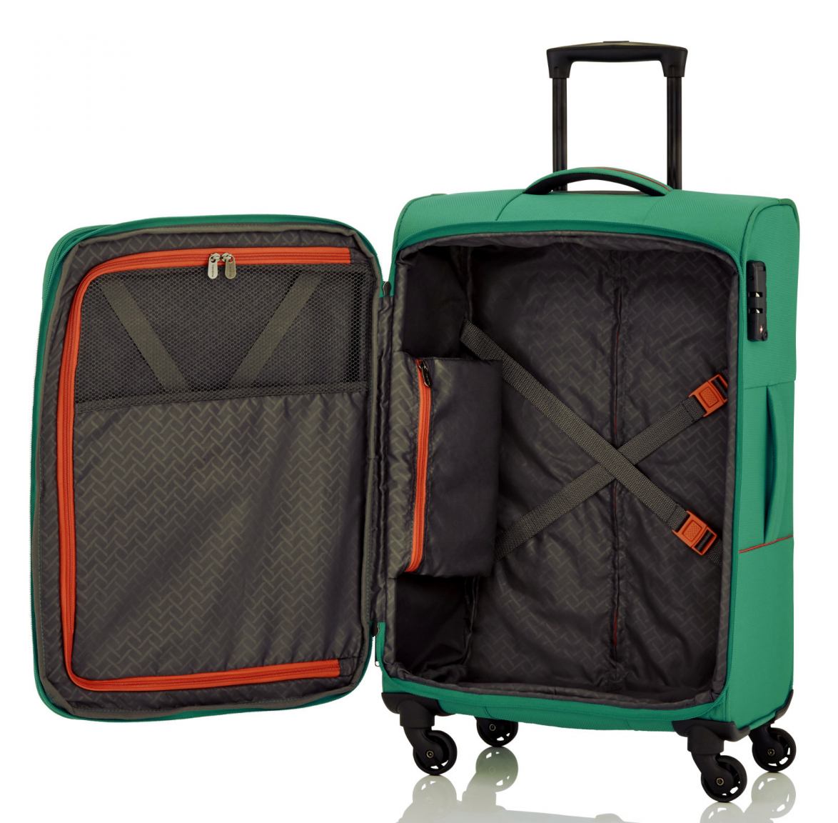 Travelite Solaris 4 Rad Trolley M 67cm Rot