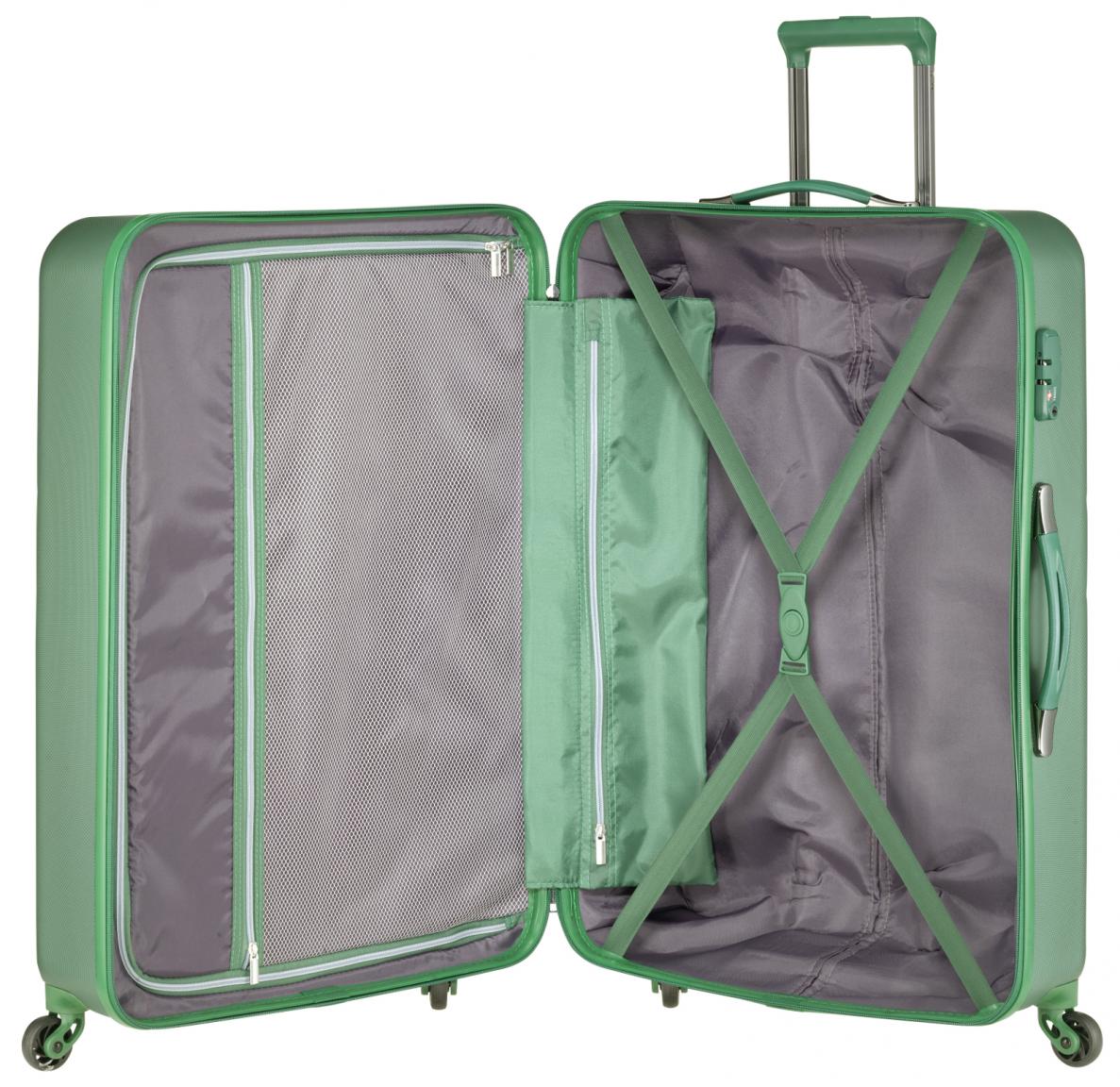 Travelite Tourer Flugkoffer L grün 4 Räder