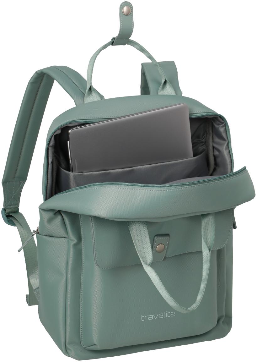 Travelite Ville Rucksack Grün Laptopfach