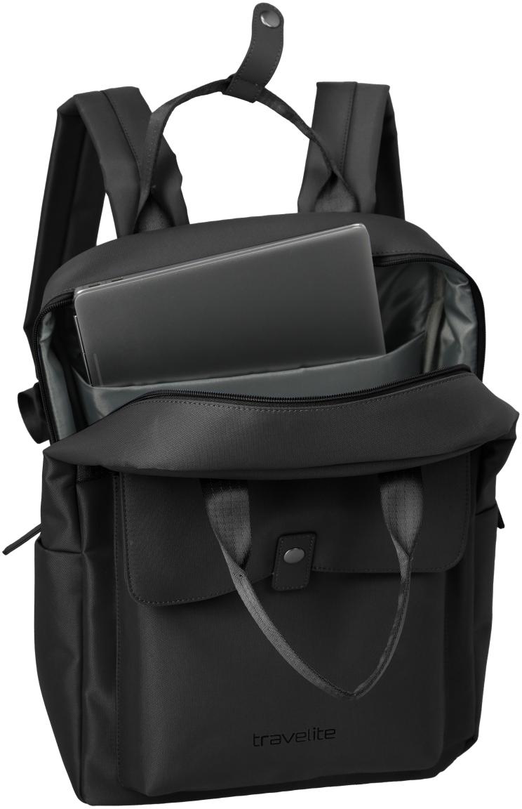 Travelite Ville Rucksack Schwarz Laptopfach