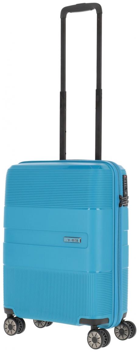 Travelite Waal 4w-Trolley S 55cm Kabinenkoffer türkis TSA-Schloss