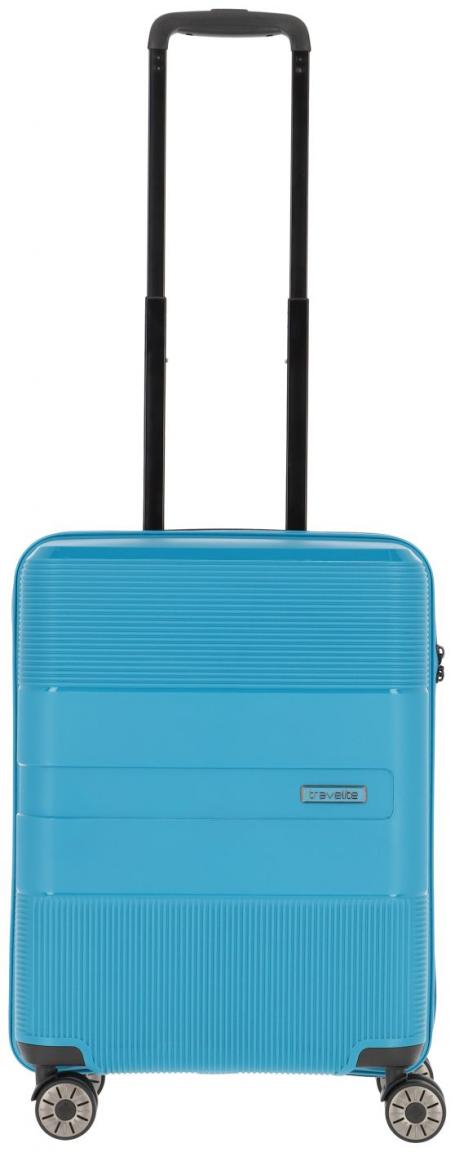 Travelite Waal 4w-Trolley S 55cm Kabinenkoffer türkis TSA-Schloss