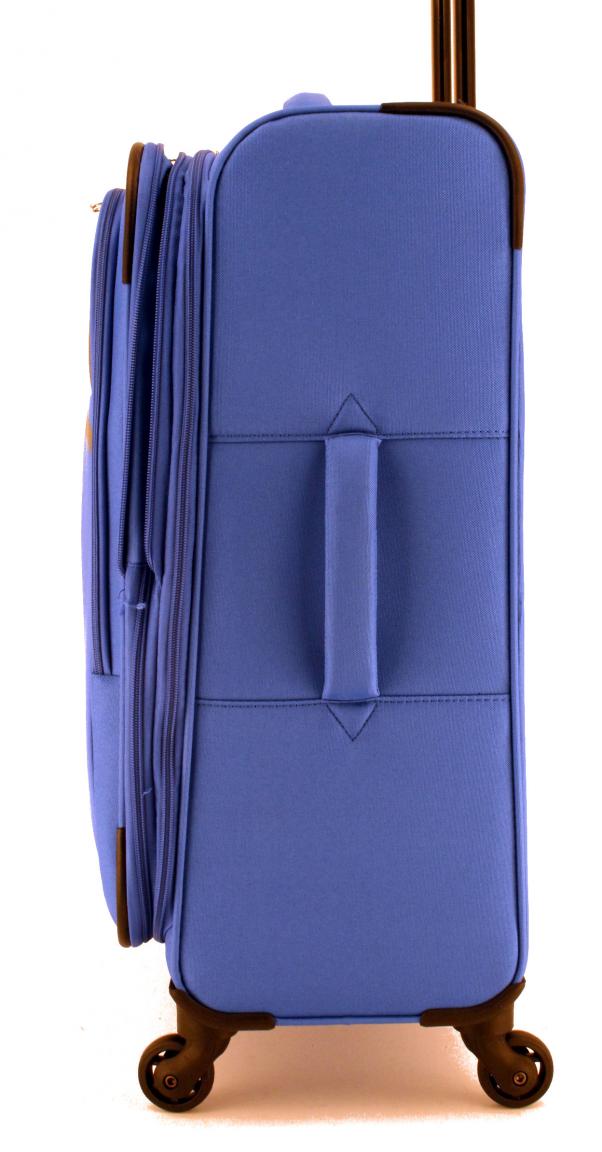 Travelite Wave 4 Rad Trolley L 76cm Pink