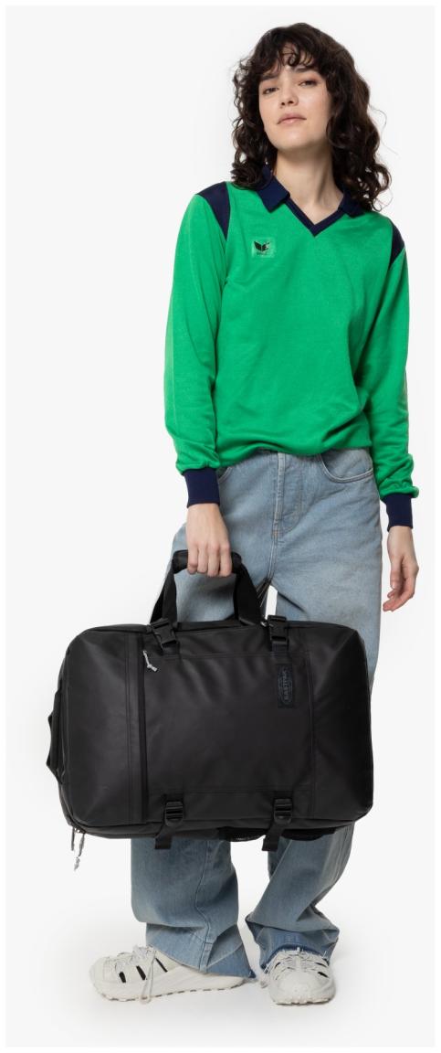 Travelpack Tarp Black Eastpak Reisetasche mit Rucksackfunktion Beschichtung