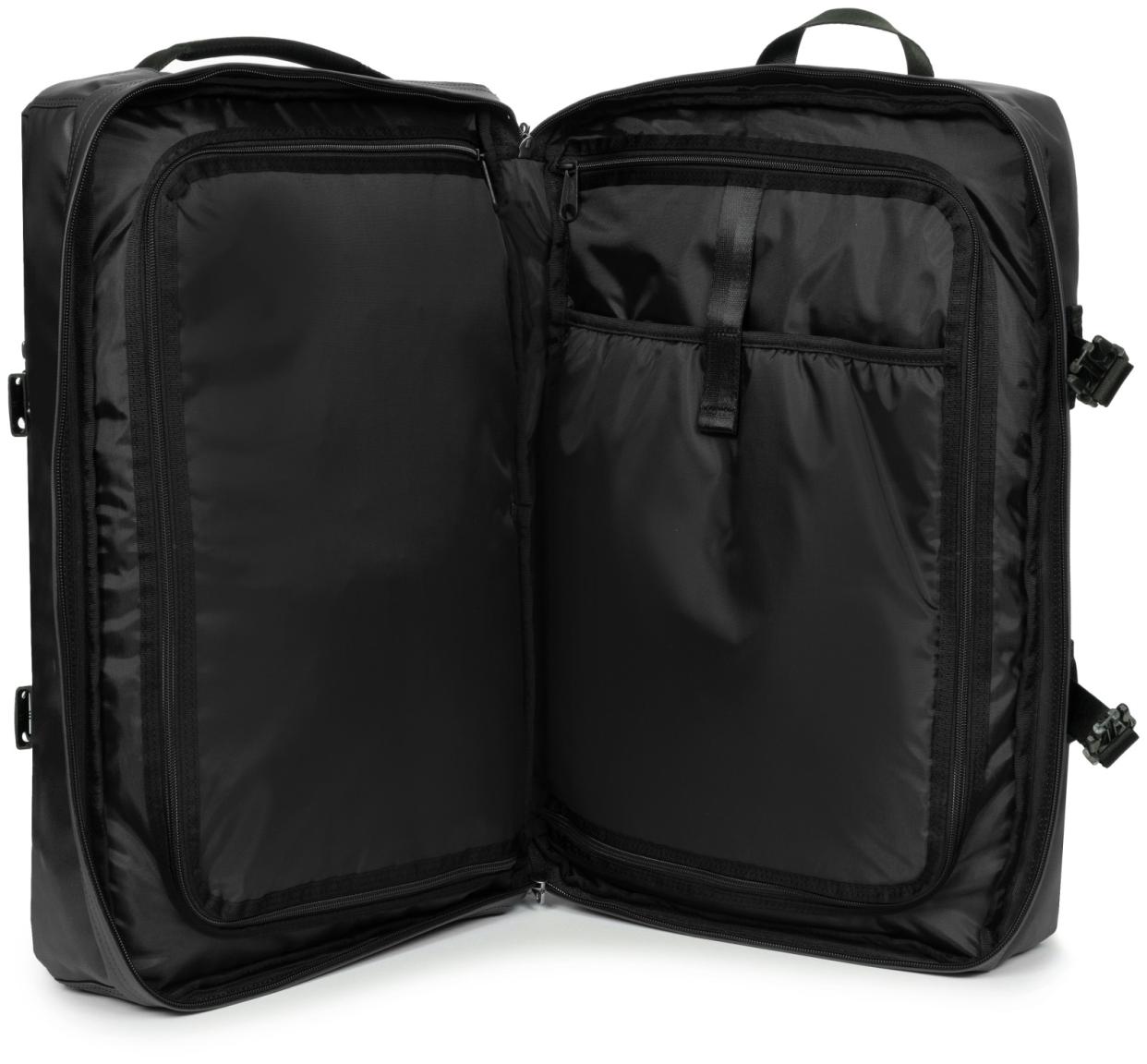 Travelpack Tarp Black Eastpak Reisetasche mit Rucksackfunktion Beschichtung